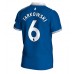Everton James Tarkowski #6 Hemma matchtröja 2023-24 Kortärmad Billigt